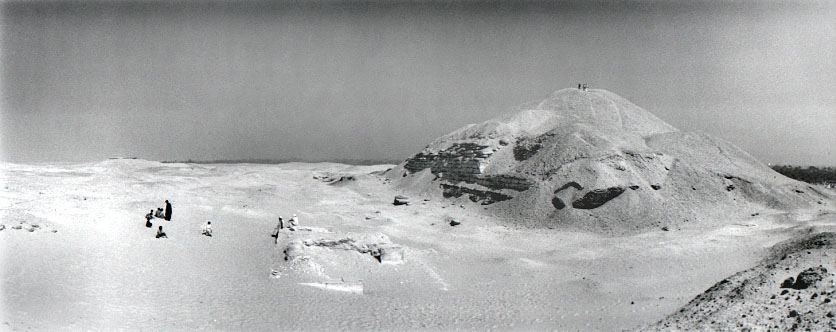 Zbigniew Kosc, The Pyramid Amenemhat I at the El-Lisht, 1998