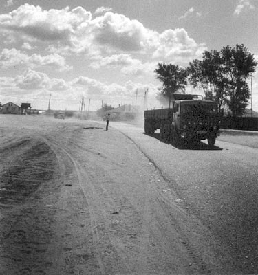 A kolhoz village in Tataristan-photographed by Zbigniew Kosc &copy; 1991